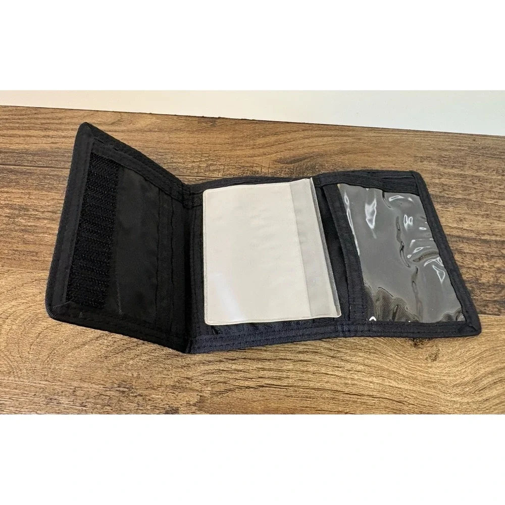 BNSF Railway Tri-fold Men's Wallet Billfold Burlington  Northern Santa Railroad